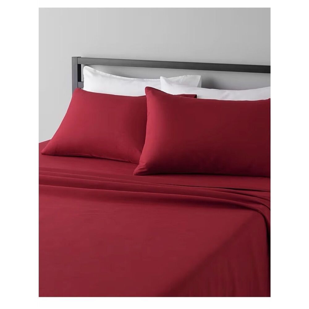 Premium Deep Burgundy Sheet Set - Unbranded